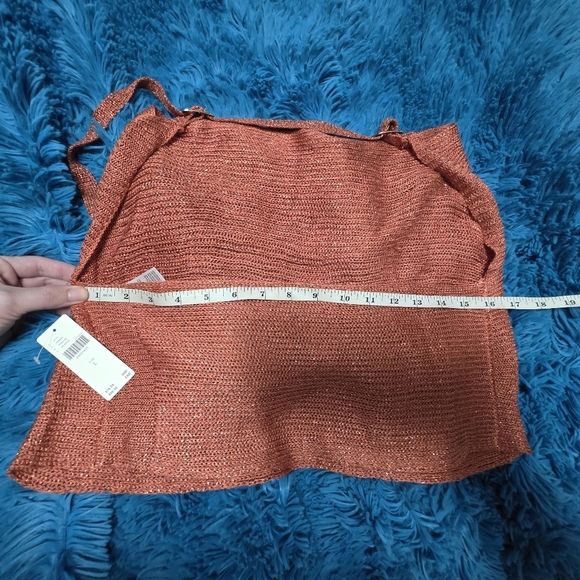 Anthropologie Cowl Neck Bucklr Sweater Tank NWT Large - Picture 11 of 11